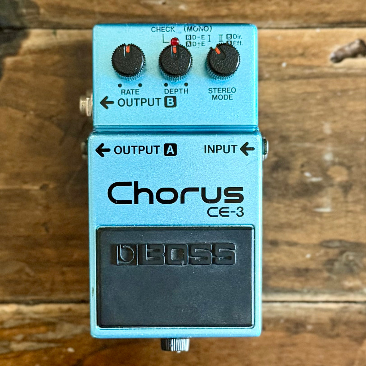 Vintage Boss CE-3 Chorus Pedal- Japan - October 1987 - No Label  ( Pre Owned ) 836356