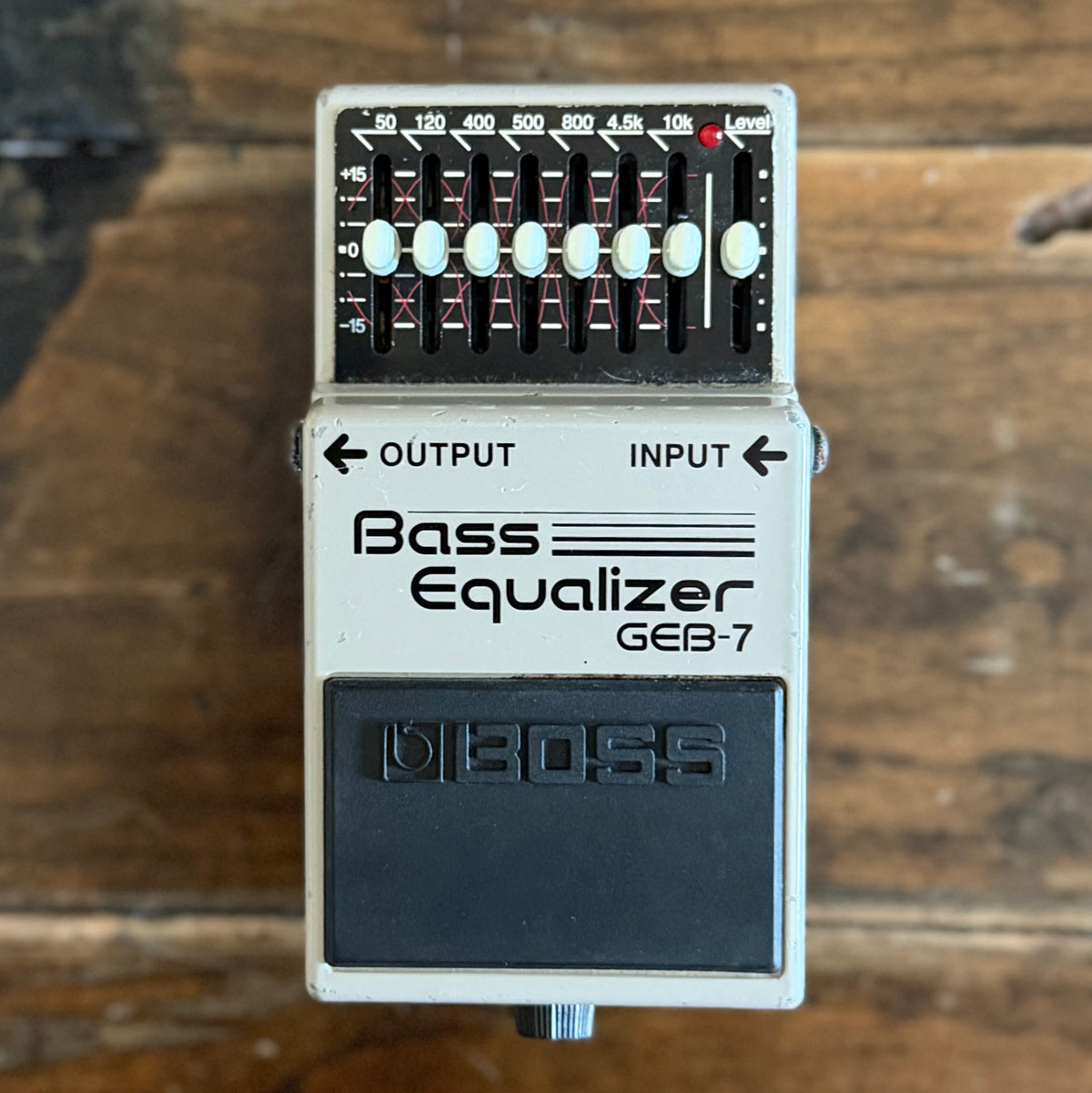 Boss GEB-7 Bass Equalizer Guitar Pedal - Oct 2004 -Taiwan  (Pre Owned)
