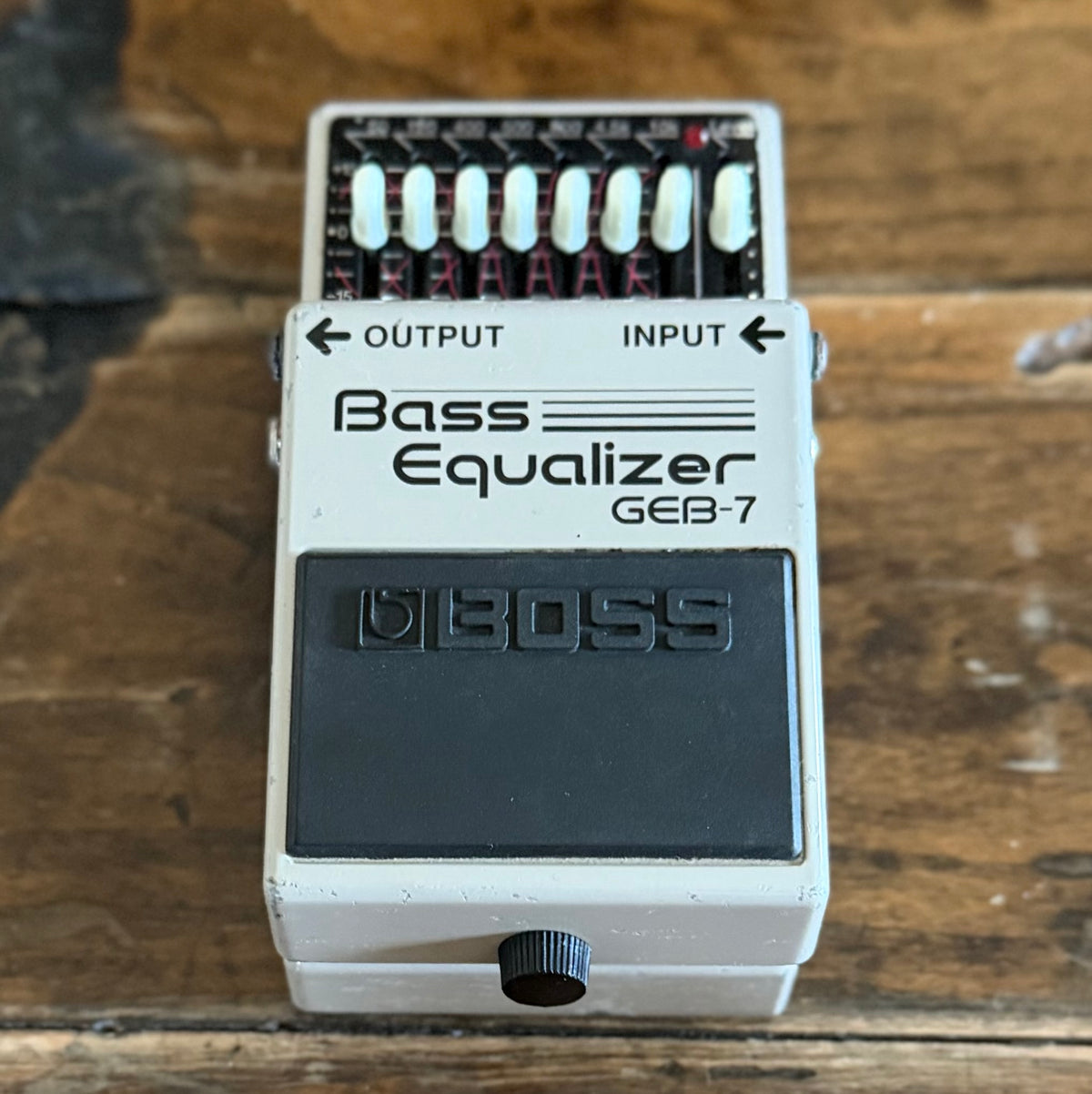 Boss GEB-7 Bass Equalizer Guitar Pedal - Oct 2004 -Taiwan  (Pre Owned)