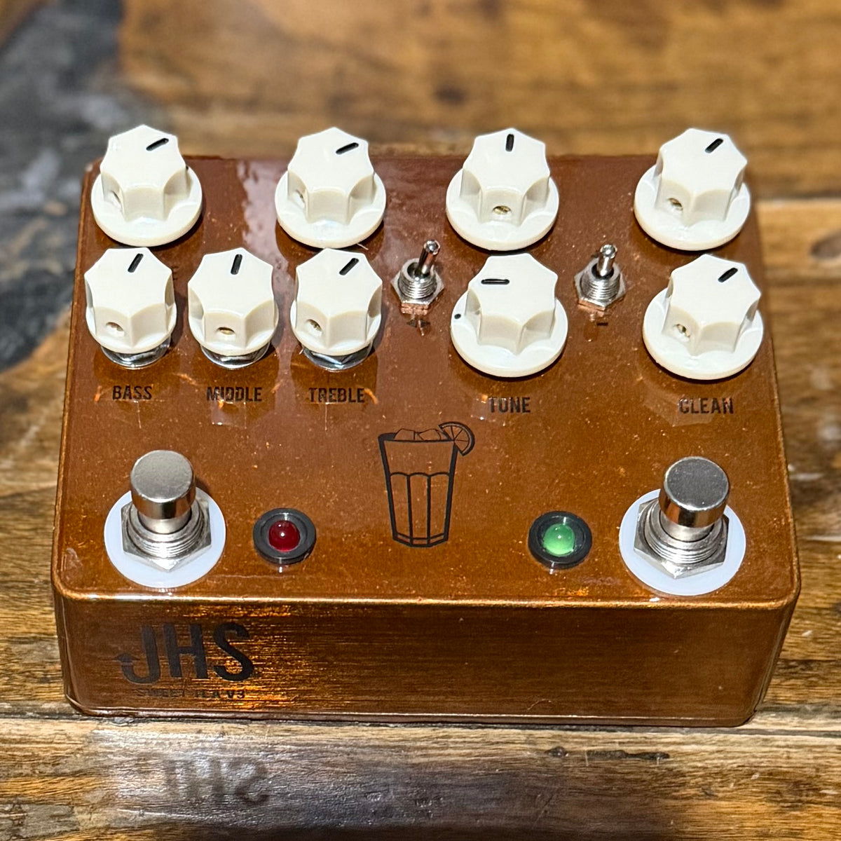 JHS Sweet Tea v3 Overdrive Double Fx Pedal ( Pre Owned ) 4453