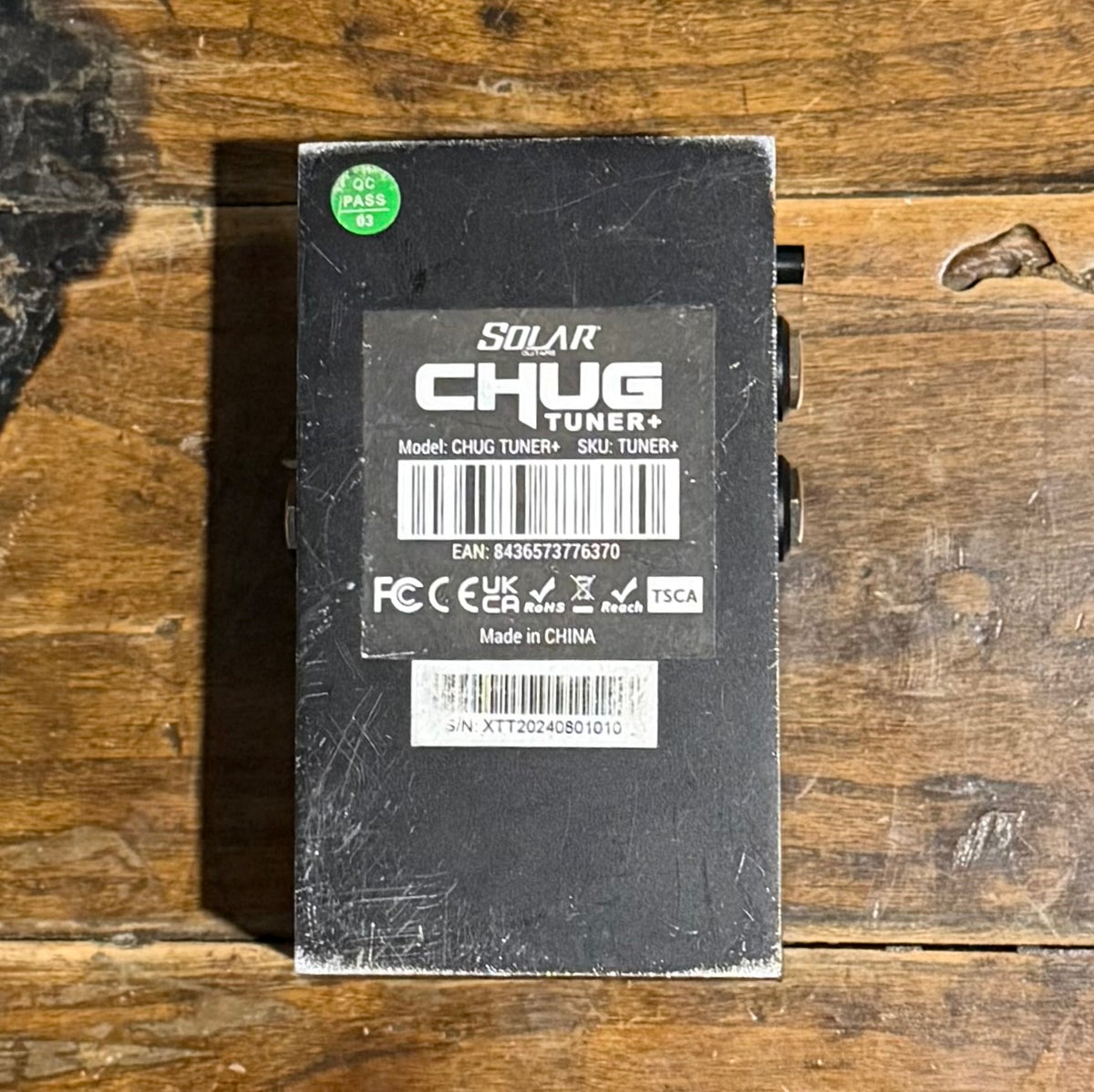 Solar Chug Tuner + Stage Tuner With Boost Pedal  W/- Box (Pre Owned)