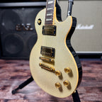 2000 Gibson Les Paul Standard Limited Edition Millennium – White Diamond Sparkle W/ Hardcase, Gold HW mod, etc . ( Pre Owned )