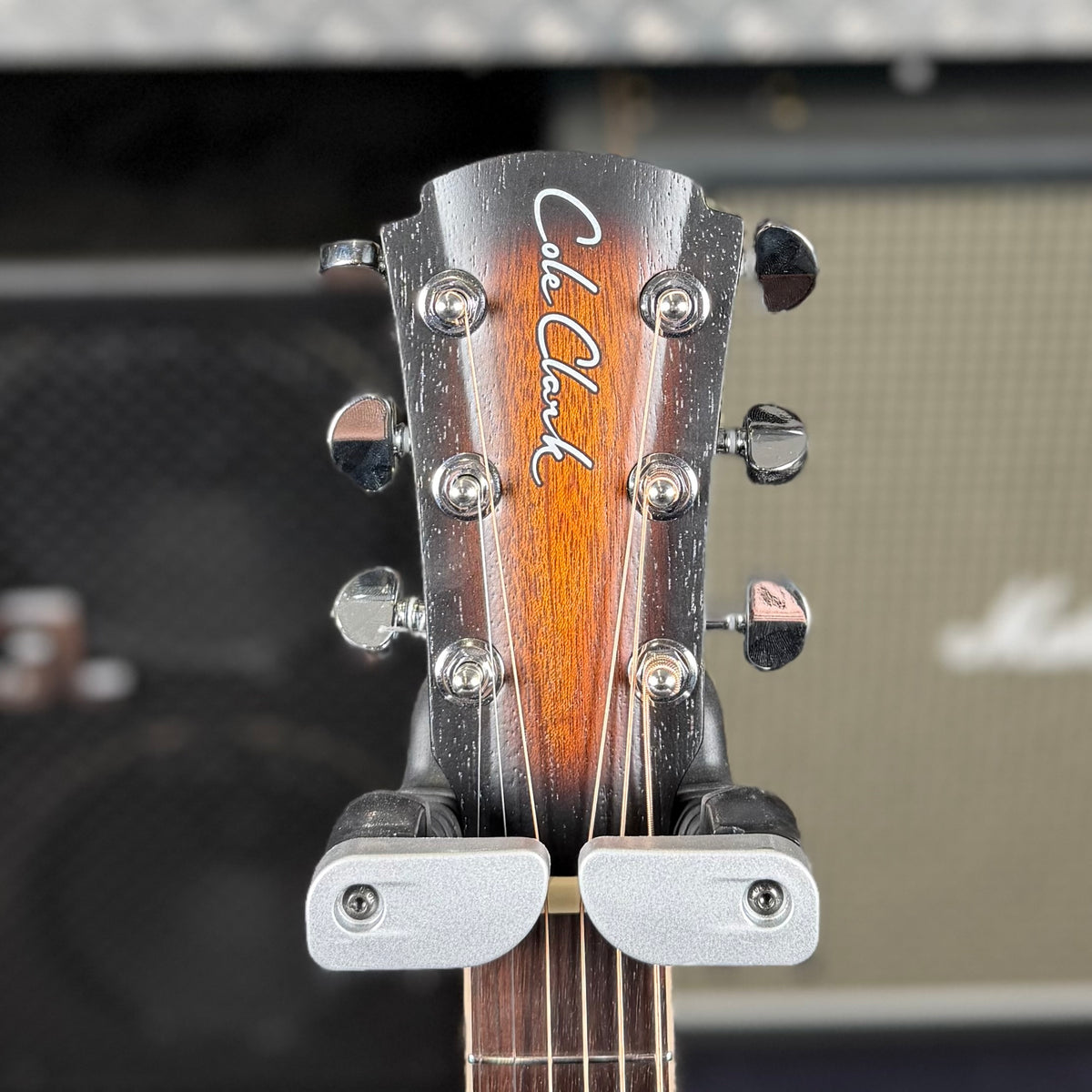 Cole Clark CCSAN1EC-LH-SMAH-SUN -LEFT HAND- Studio GA Acoustic Guitar - Spruce / Mahogany -SUNBURST W/- Deluxe Gig Bag