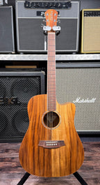 Cole Clark CCSFL1EC-BLBL Studio Dreadnought Acoustic Electric Guitar - Blackwood W/ Deluxe Gig Bag