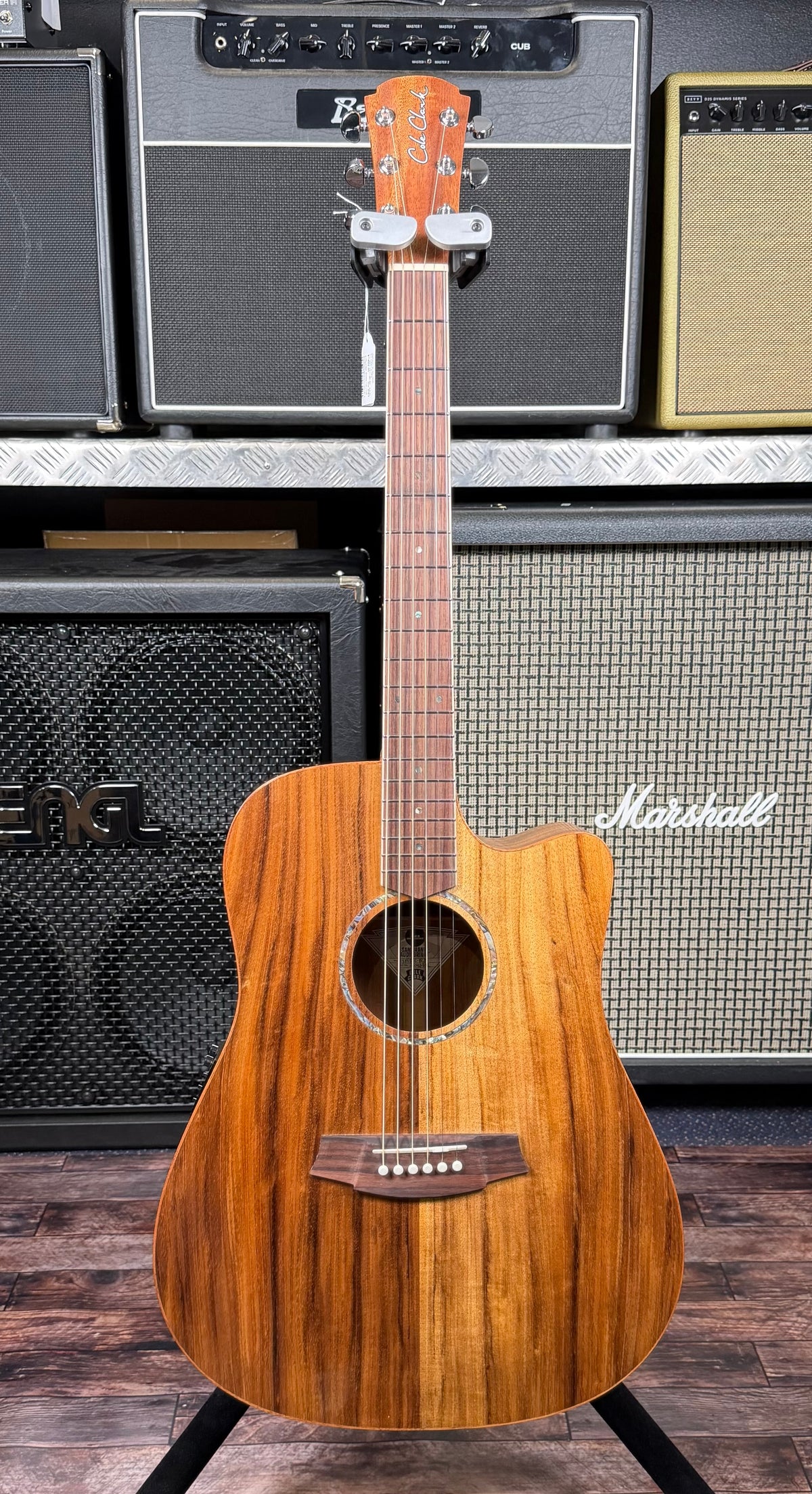 Cole Clark CCSFL1EC-BLBL Studio Dreadnought Acoustic Electric Guitar - Blackwood W/ Deluxe Gig Bag