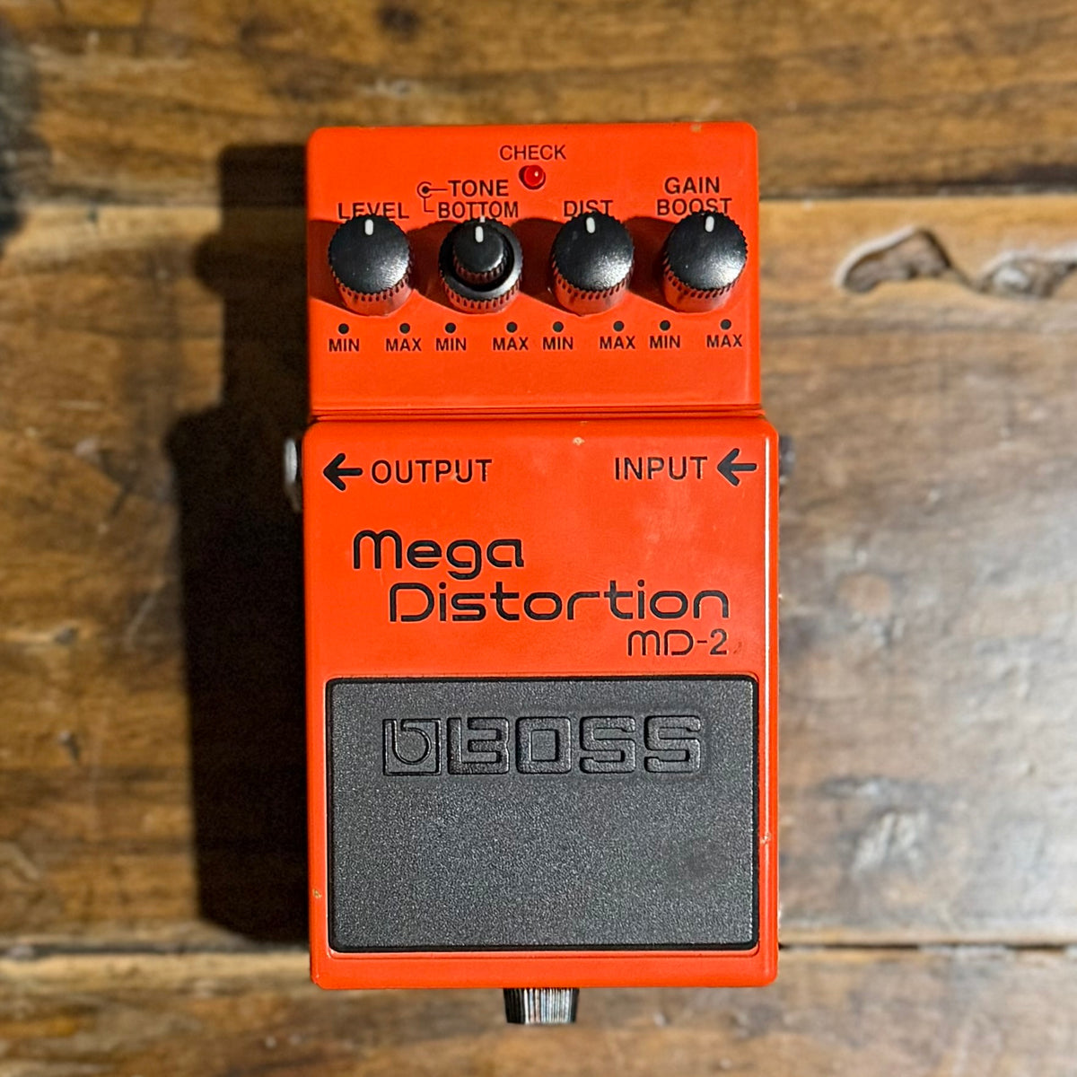 Boss MD-2 Mega Distortion Pedal- Taiwan -August 2013 ( Pre Owned) M3D9805