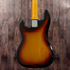 1997 Fender FRETLESS Precision Bass '62 Vintage Reissue JAPAN PB62-53 -Sunburst W/- Gig Bag ( Pre Owned )