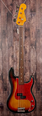 1997 Fender FRETLESS Precision Bass '62 Vintage Reissue JAPAN PB62-53 -Sunburst W/- Gig Bag ( Pre Owned )
