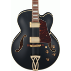 Ibanez AF75G BKF Artcore Traditional Hollow Body Electric Guitar - Black Flat-Ibanez-Infinite Music