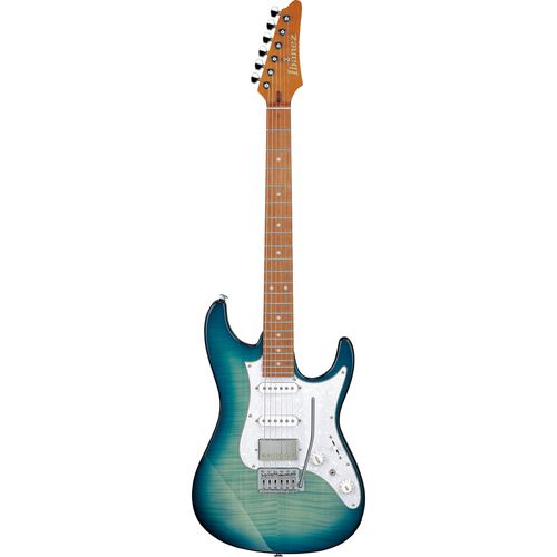 Ibanez AZ22S1F TXB Flame Top Electric Guitar - Transparent Turquoise Burst-Ibanez-Infinite Music