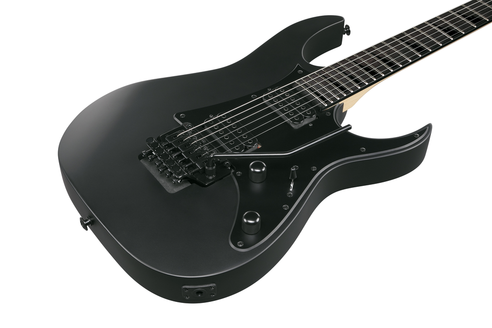 Ibanez Gio GRGR330EX BKF - Blacked Out Electric Guitar Black Flat - W/- Double Locking Trem-Ibanez-Infinite Music