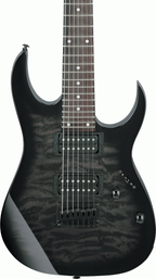 Ibanez RG7221QA TKS 7 String Electric Guitar - Trans Black Sunburst-Ibanez-Infinite Music