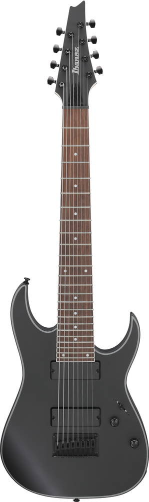 Ibanez RG8EX BKF 8-String Electric Guitar - Black Flat-Ibanez-Infinite Music