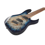Ibanez RGMS7PB 7 String Multi Scale Electric Guitar - Cosmic Blue Star Burst-Ibanez-Infinite Music