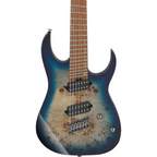 Ibanez RGMS7PB 7 String Multi Scale Electric Guitar - Cosmic Blue Star Burst-Ibanez-Infinite Music