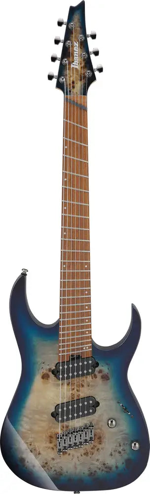 Ibanez RGMS7PB 7 String Multi Scale Electric Guitar - Cosmic Blue Star Burst-Ibanez-Infinite Music