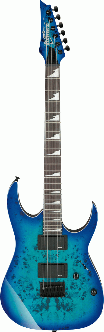 Ibanez RGR221PA AQB GIO Electric Guitar - Aqua Burst-Ibanez-Infinite Music