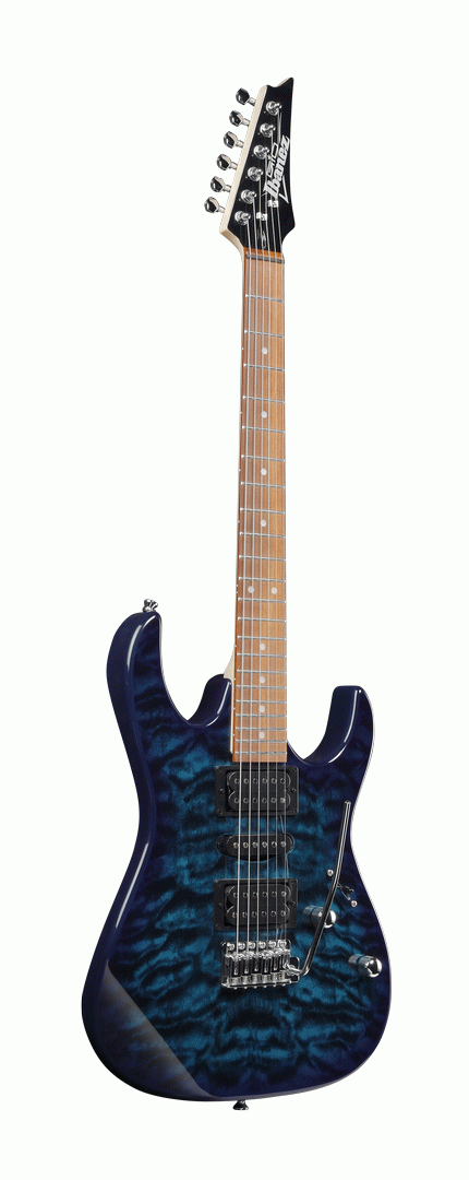 Ibanez RX70QA TBB Electric Guitar - Transparent Blue Burst-Ibanez-Infinite Music