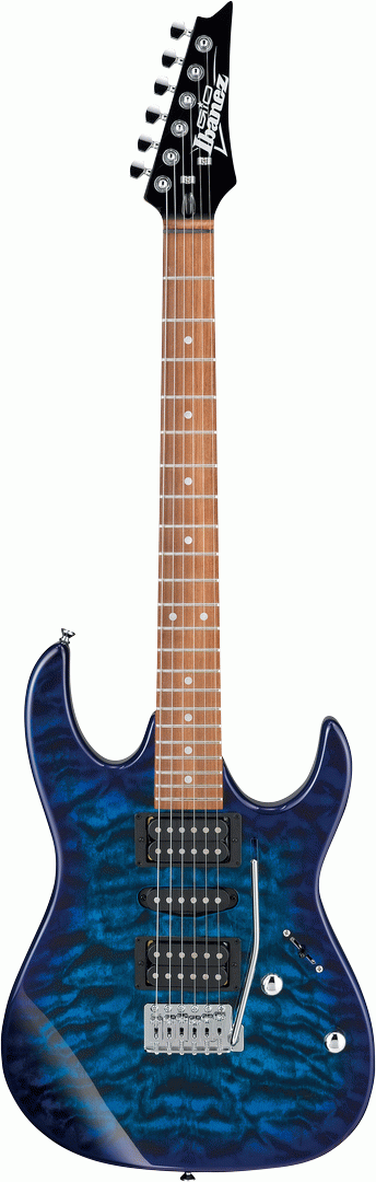 Ibanez RX70QA TBB Electric Guitar - Transparent Blue Burst-Ibanez-Infinite Music