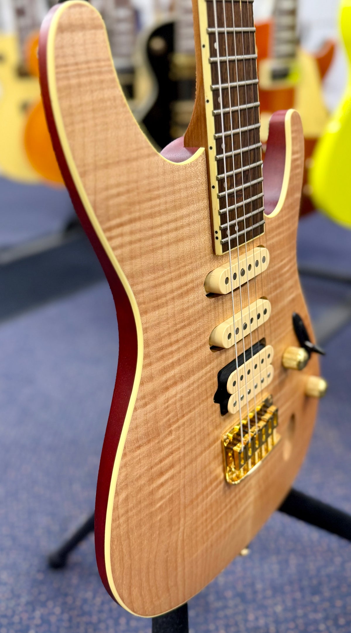 Ibanez S Series SEW761FM Flame Maple Electric Guitar - Natural (Pre Owned)-Ibanez-Infinite Music