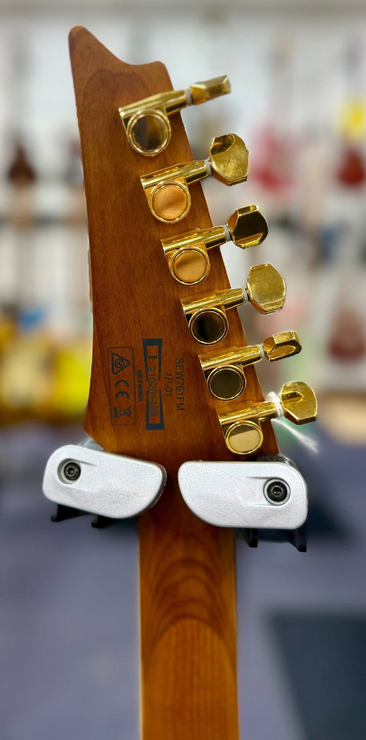 Ibanez S Series SEW761FM Flame Maple Electric Guitar - Natural (Pre Owned)-Ibanez-Infinite Music
