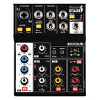 Italian Stage 2MIX3UB Stereo Mixer w/- USB & Bluetooth-Italian Stage-Infinite Music