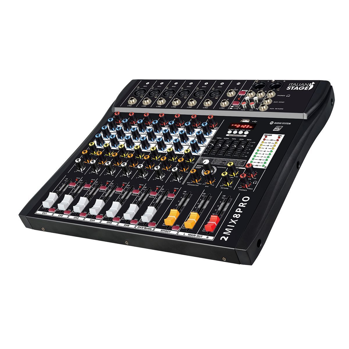 Italian Stage 2MIX8PRO 8-Channel Stereo Mixer-Italian Stage-Infinite Music