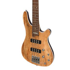 J&D Luthiers 20 Series Contemporary Active Electric Bass Guitar - Natural Satin-J&D Luthiers-Infinite Music