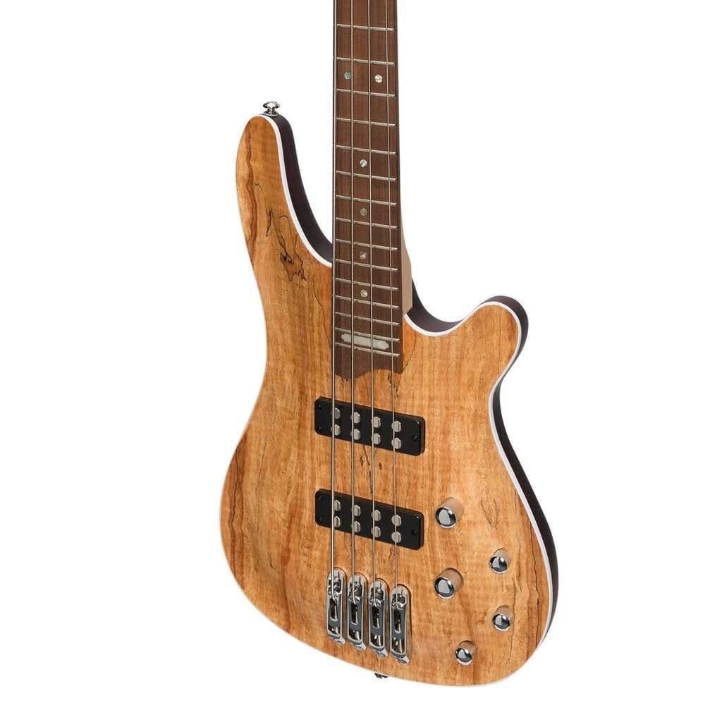 J&D Luthiers 20 Series Contemporary Active Electric Bass Guitar - Natural Satin-J&D Luthiers-Infinite Music