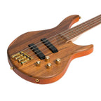 J&D Luthiers 21 Series Contemporary Active Electric Bass Guitar - Natural Satin-J&D Luthiers-Infinite Music