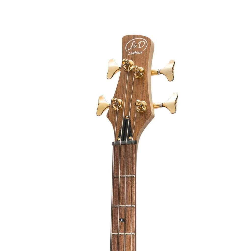 J&D Luthiers 21 Series Contemporary Active Electric Bass Guitar - Natural Satin-J&D Luthiers-Infinite Music