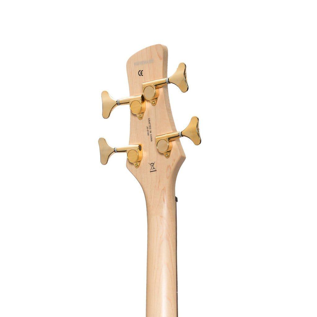 J&D Luthiers 21 Series Contemporary Active Electric Bass Guitar - Natural Satin-J&D Luthiers-Infinite Music