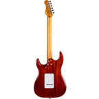 JET JS-600-TGR Flame Maple Top Electric Guitar- Transparent Green ( JS-600-TGR )