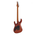 JET Elite JS-45 Flame Maple Electric Guitar - Indigo Gray w/- Deluxe Gig Bag-Jet Guitars-Infinite Music