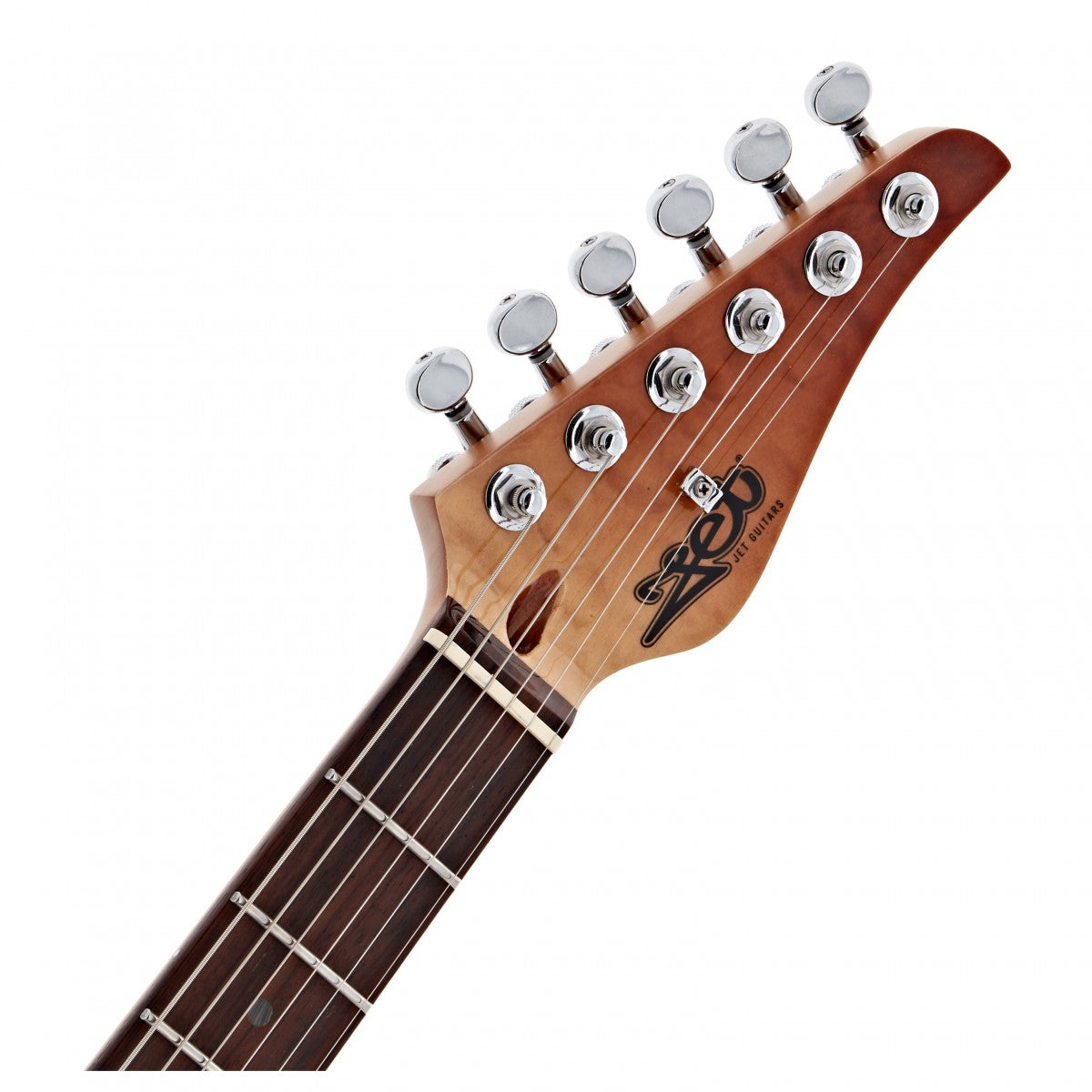 JET Guitars JS-45 Elite Quilt Top Electric Guitar HSS RW - Fireburst W/- Deluxe Gig Bag-Jet Guitars-Infinite Music