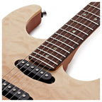 JET Guitars JS-45 Elite Quilt Top Electric Guitar HSS RW - Fireburst W/- Deluxe Gig Bag-Jet Guitars-Infinite Music