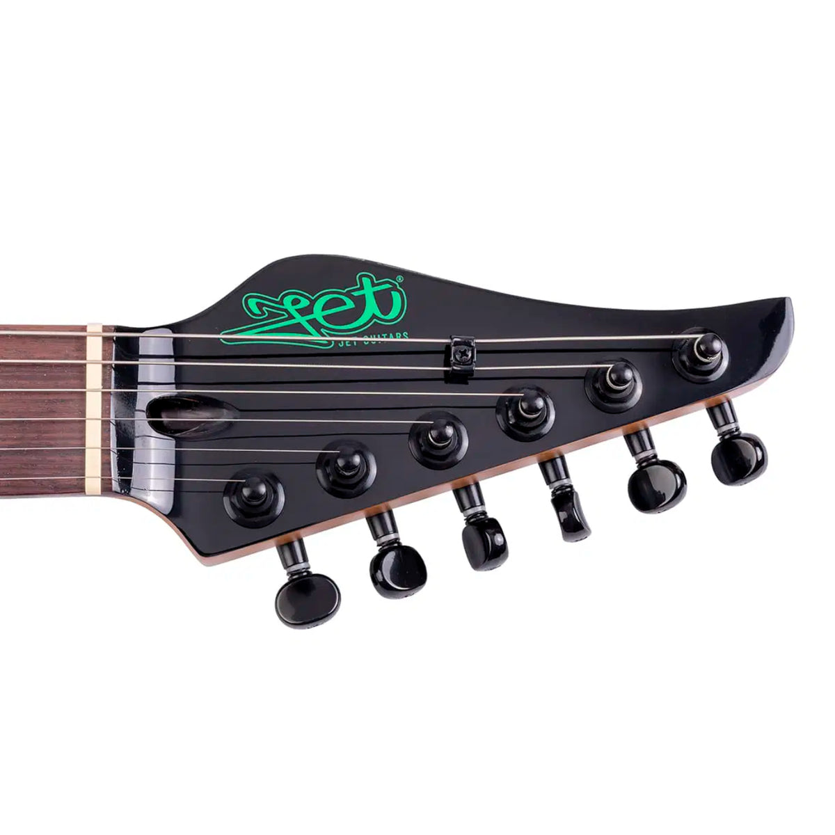 JET Guitars JS-450-TGR-R Electric Guitar Roasted Maple/ Rosewood - Transparent Green -Jet Guitars-Infinite Music