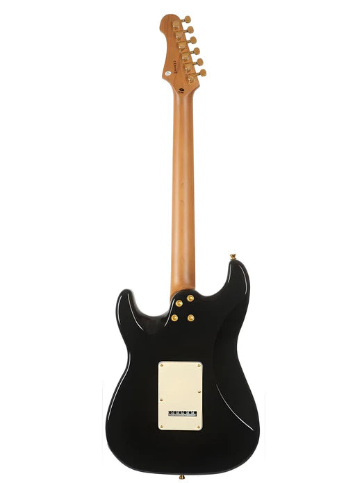 JET Guitars JS-480-BK-G Electric Guitar Roasted Maple/ Rosewood - Black-Jet Guitars-Infinite Music