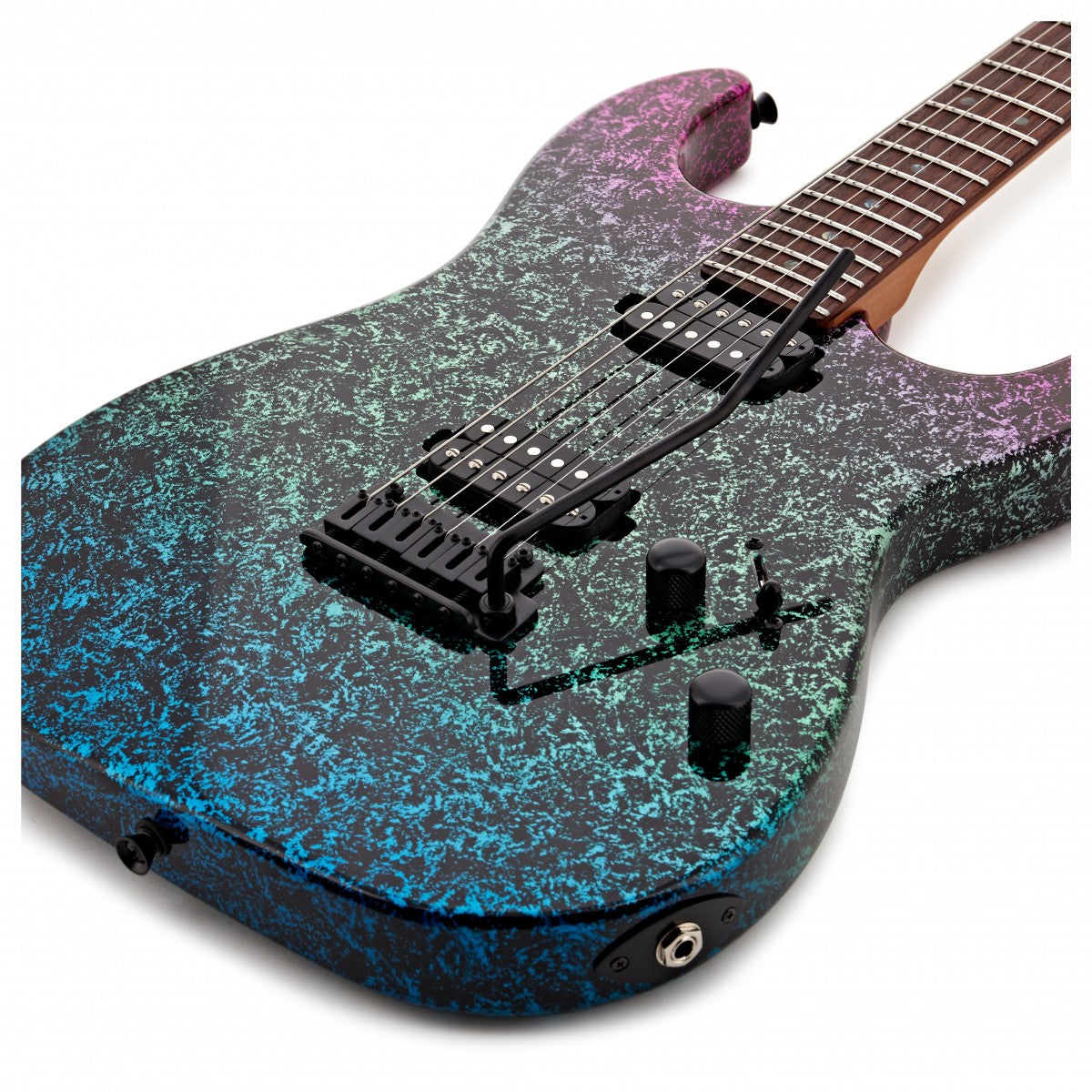 JET Guitars JS-50 Elite Custom Painted Top Electric Guitar HH RW W/Deluxe Gig Bag-Jet Guitars-Infinite Music