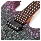 JET Guitars JS-50 Elite Custom Painted Top Electric Guitar HH RW W/Deluxe Gig Bag-Jet Guitars-Infinite Music