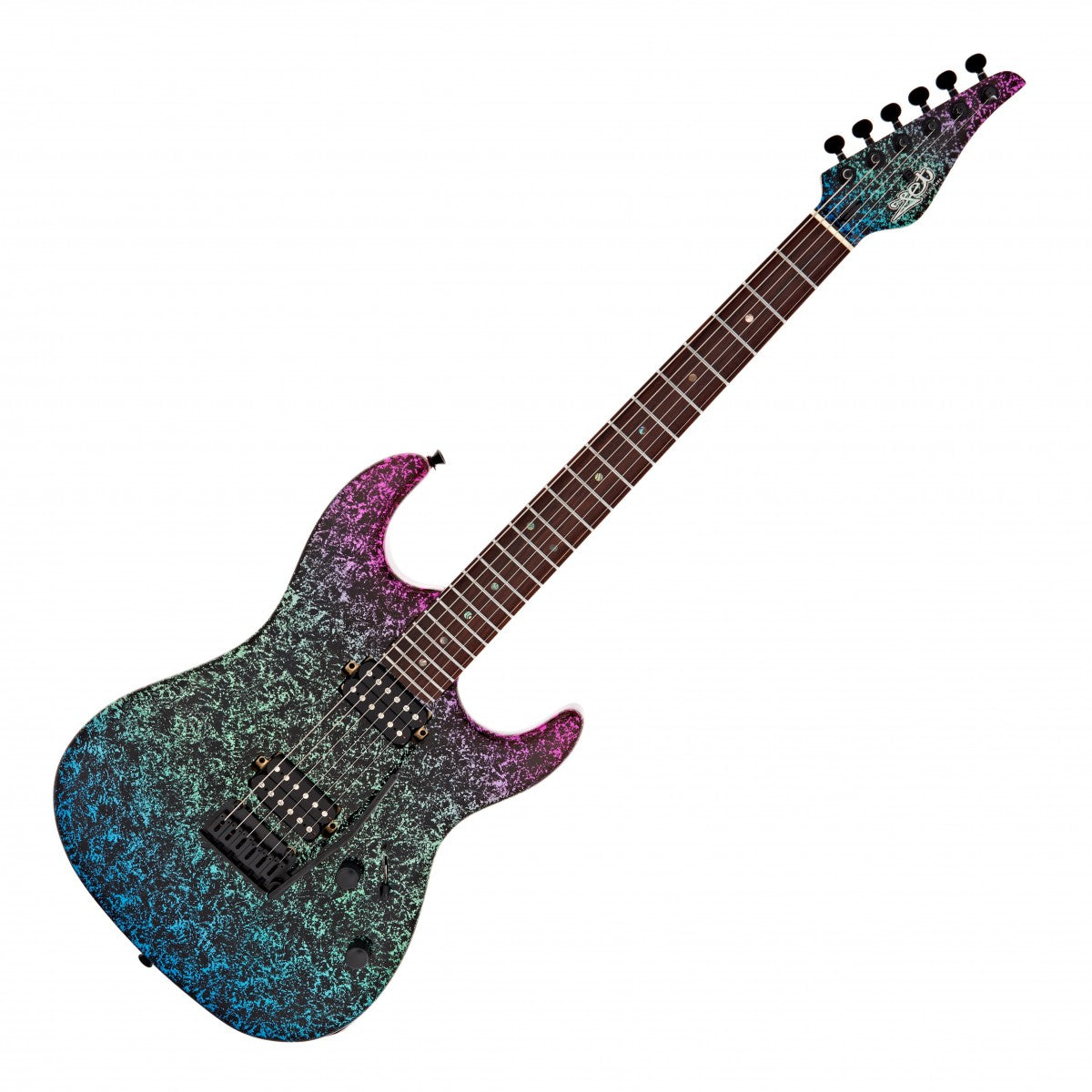 JET Guitars JS-50 Elite Custom Painted Top Electric Guitar HH RW W/Deluxe Gig Bag-Jet Guitars-Infinite Music