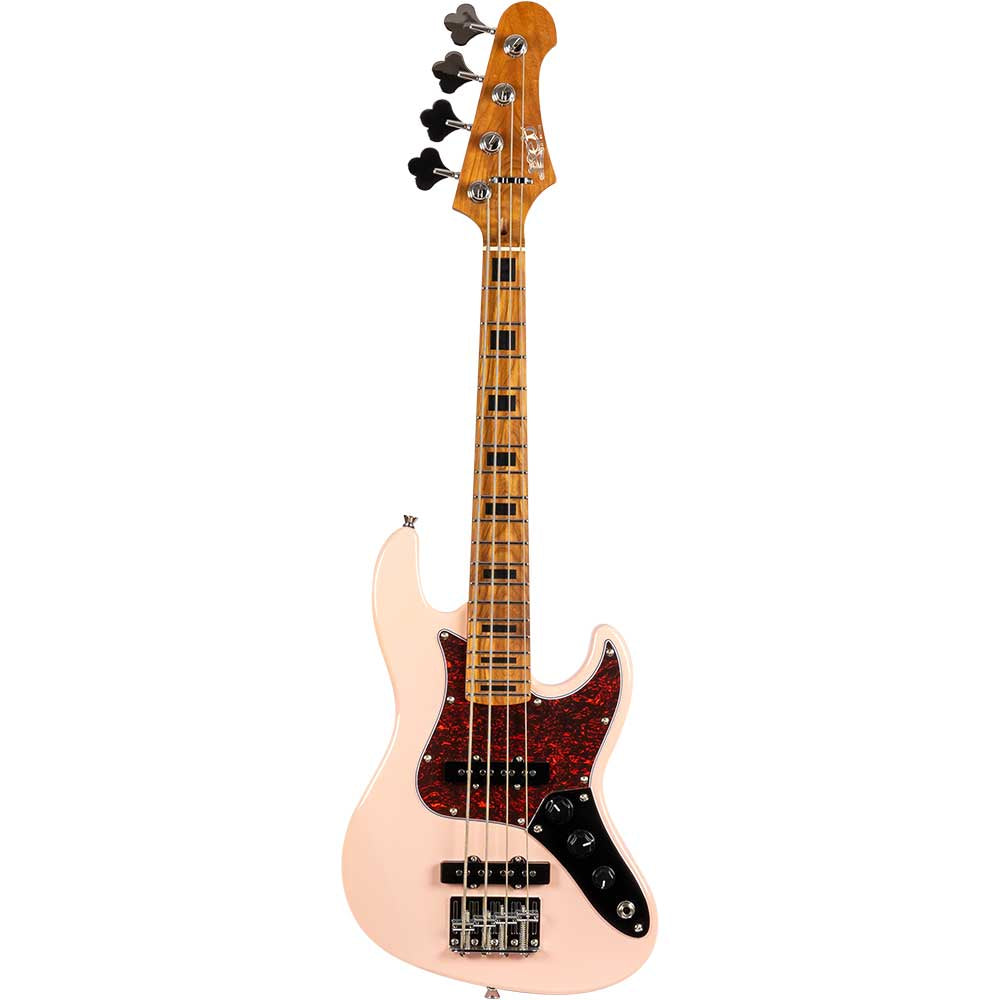 JET JB-300 Travel Short Scale Bass - Shell Pink (JB-300-TRAVEL-PK)