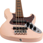 JET JB-300 Travel Short Scale Bass - Shell Pink (JB-300-TRAVEL-PK)