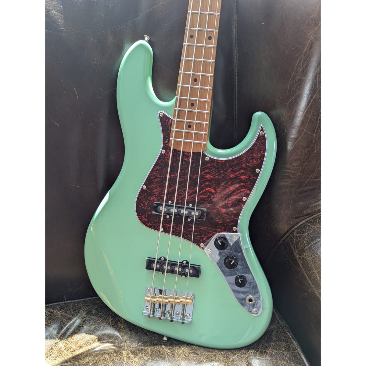 JET JJB-300 Bass Guitar - Surf Green-Jet Guitars-Infinite Music