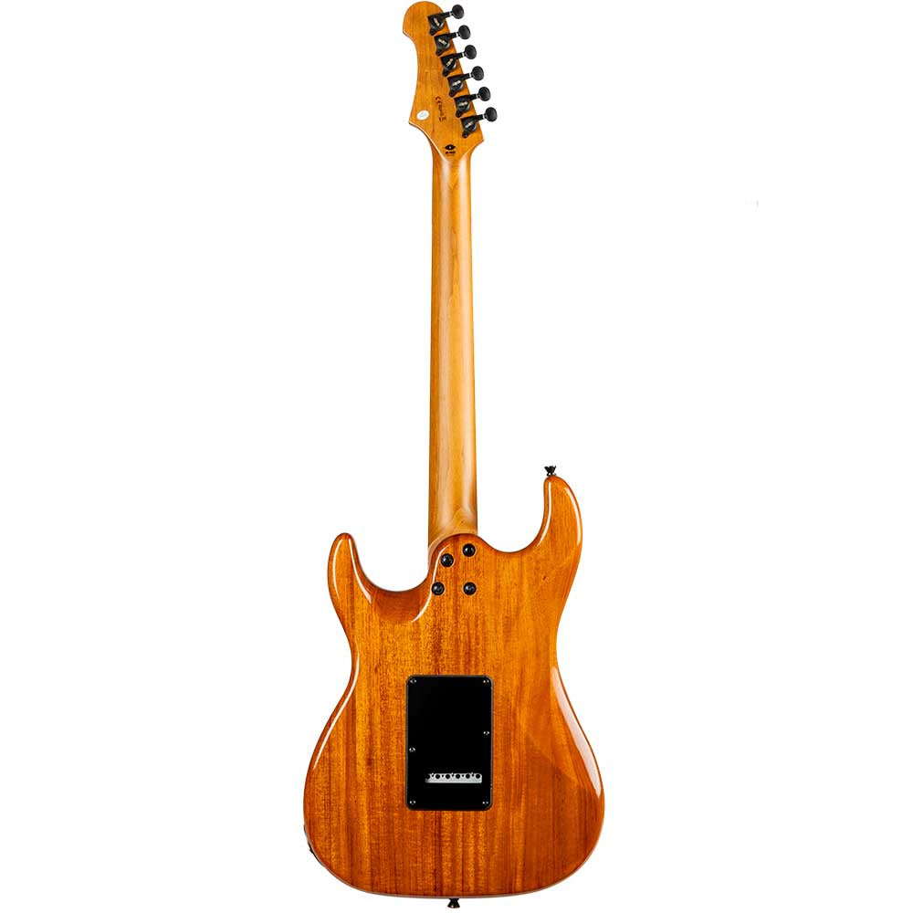 JET JS-600-TPP Flame Maple Top Electric Guitar- Transparent Purple ( JS-600-TPP )