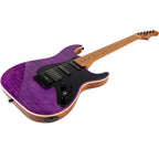 JET JS-600-TPP Flame Maple Top Electric Guitar- Transparent Purple ( JS-600-TPP )