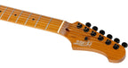 JET JS-600-TPP Flame Maple Top Electric Guitar- Transparent Purple ( JS-600-TPP )