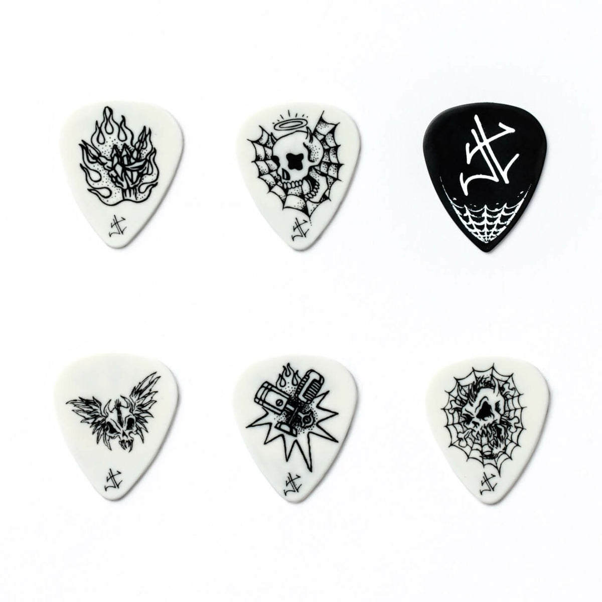 James Hetfield Guitar Pick Tin - Pack of 6-Dunlop-Infinite Music