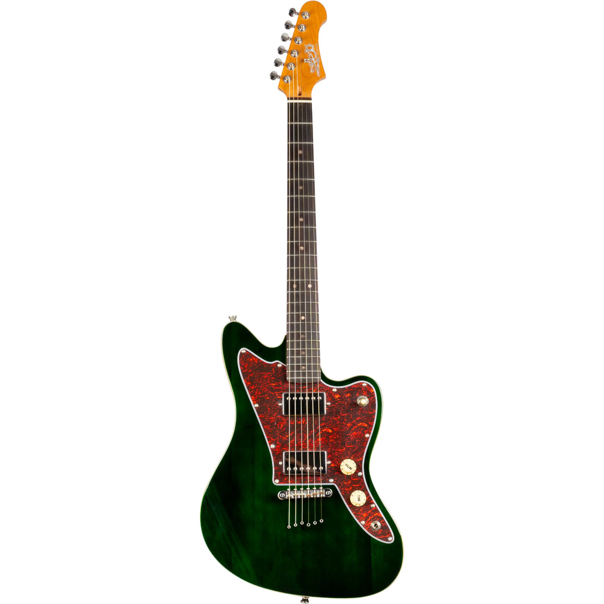 Jet JJ-350-GR-R HH Electric Guitar - Green-Jet Guitars-Infinite Music