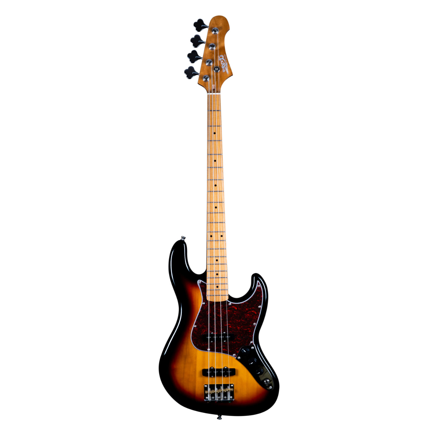 Jet JJB-300 Electric Bass Guitar Roasted Maple Neck - SUNBURST-Jet Guitars-Infinite Music